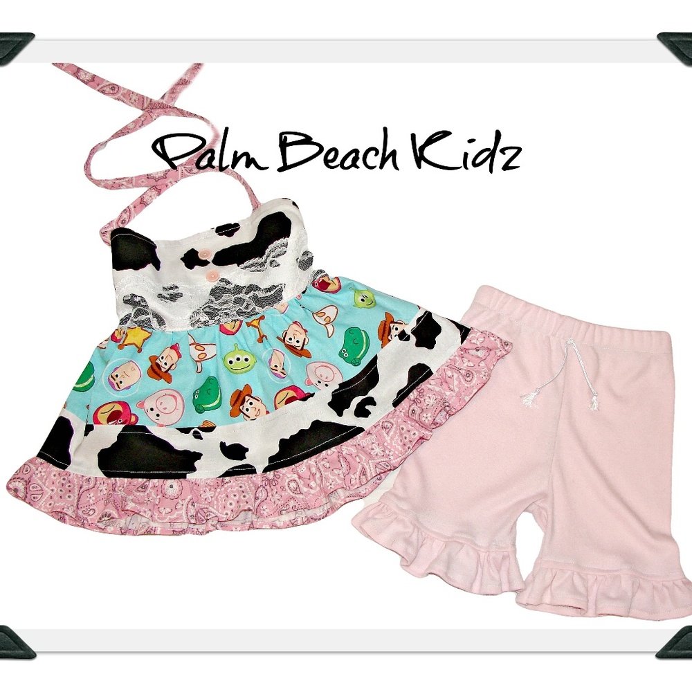 Toy Story N Pink Short Set